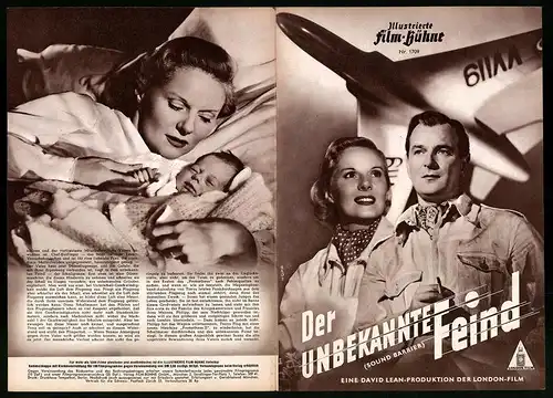 Filmprogramm IFB Nr. 1709, Der unbekannte Feind, Ralph Richardson, Ann Todd, Regie: David Lean