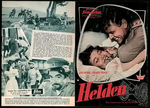 Filmprogramm IFB Nr. 4560, Helden, O. W. Fischer, Liselotte Pulver, Regie: Franz Peter Wirth