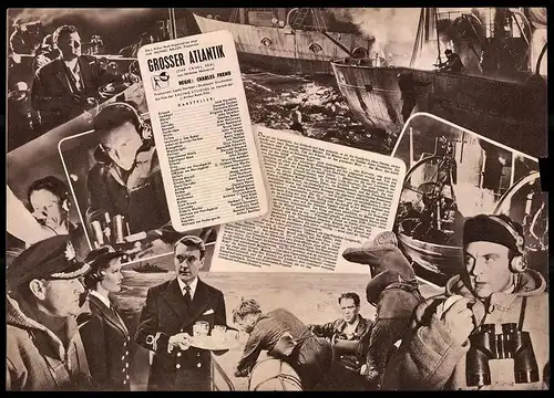 Filmprogramm IFB Nr. 2014, Grosser Atlantik, Jack Hawkins, Donald Sinden, Regie: Charles Frend