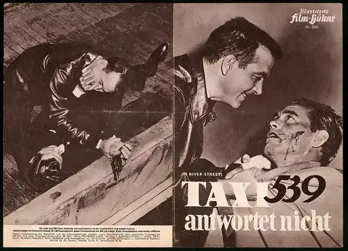 Filmprogramm IFB Nr. 2351, Taxi 539 antwortet nicht, John Payne, Evelyn Keyes, Regie: Phil Karlson