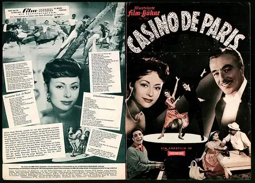 Filmprogramm IFB Nr. 3930, Casino de Paris, Caterina Valente, Vittorio de Sica, Regie: André Hunebelle