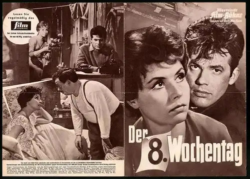 Filmprogramm IFB Nr. 4573, Der 8. Wochentag, Sonja Ziemann, Zbigniew Cybulski, Regie: Aleksander Ford