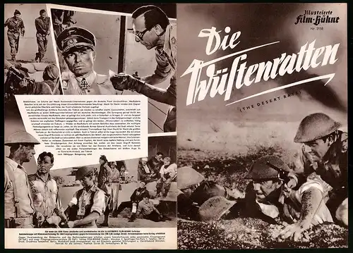 Filmprogramm IFB Nr. 2158, Die Wüstenratten, Richard Burton, Robert Newton, Regie: Robert Wise