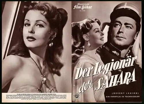 Filmprogramm IFB Nr. 2135, Der Legionär der Sahara, Alan Ladd, Richard Conte, Regie: Joseph Pevney