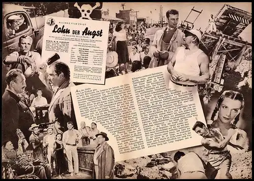 Filmprogramm IFB Nr. 2067, Lohn der Angst, Yves Montand, Charles Vanel, Regie: H. G. Clouzot
