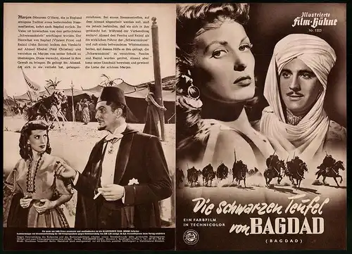Filmprogramm IFB Nr. 1203, Die schwarzen Teufel von Bagdad, Maureen O`Hara, Paul Christian, Regie: Charles Lamont