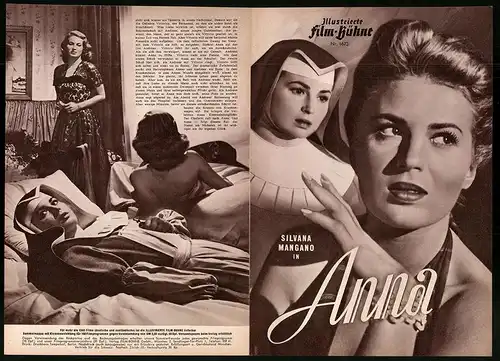 Filmprogramm IFB Nr. 1673, Anna, Silvana Mangano, Gaby Morlay, Raf Vallone, Regie: Alberto Lattuada