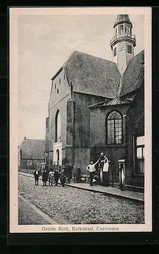 AK Coevorden, Kerkstraat en Groote Kerk