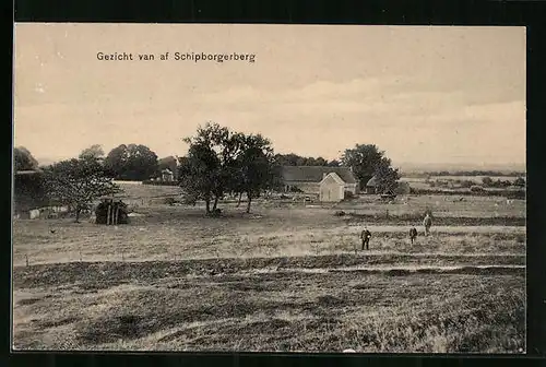 AK Schipborg, Gezicht van af Schipborgerberg