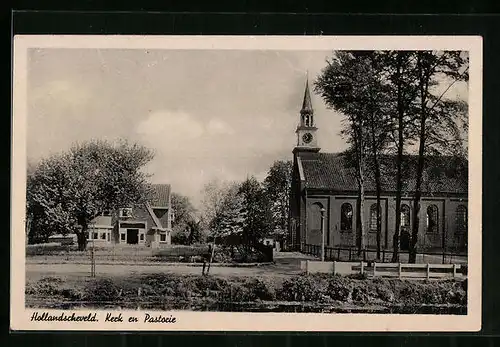 AK Hollandscheveld, Kerk en Pastorie