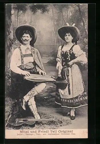 AK Mitzi und Friedl Tell, Jodler-, Gesangs- und Tanz-Duo