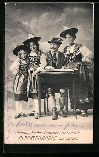 AK Oberbayrisches Concert-Ensemble Alpenveilchen