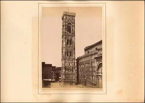 Fotografie unbekannter Fotograf, Ansicht Florenz - Firenze, La Facciata Del Duomo, Grossformat 44 x 34cm