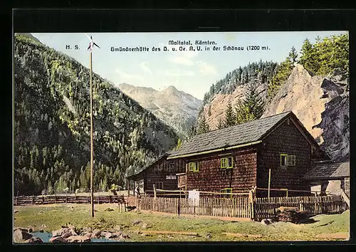 AK Gmündnerhütte, Berghütte im Maltatal