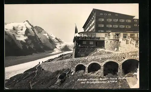 AK Kaiser-Franz-Josef-Haus, mit Grossglockner