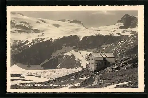 AK Rudolfshütte, Berghütte des Zweig Austria des. D. A. V.