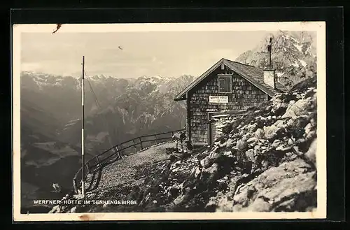 AK Werfner-Hütte, Berghütte im Tennengebirge