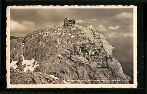 AK Eduard von Matras-Haus, Hochkönig-Gipfel