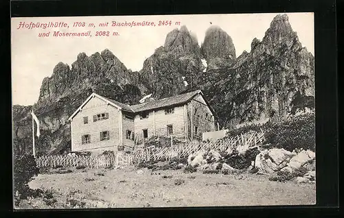 AK Hofpürglhütte, Bischofsmütze und Mosermandl