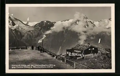 AK Edelweiss-Hütte, Edelweissspitze, Fuscher Eiskar und Wiesbachhorn