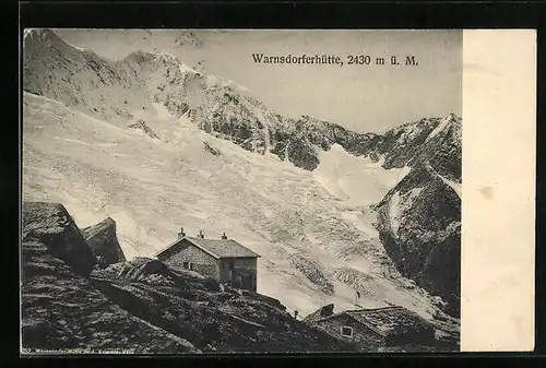 AK Warnsdorferhütte, Bergpanorama