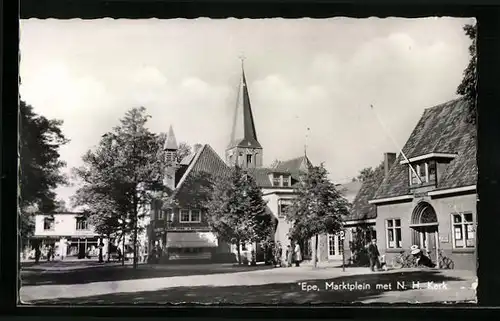 AK Epe, Marktplein met N. H. Kerk