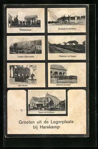 AK Harskamp, Legerplaats, Cantine Manschappen, Magazijn en Slagerij