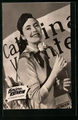 AK Musikerin Caterina Valente im Film Bonjour Kathrin