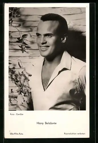 AK Musiker Harry Belafonte in einer Filmszene