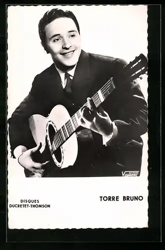 AK Musiker Torre Bruno mit Gitarre