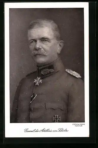 Künstler-AK Österr-Ungarischer General der Artillerie von Scholtz