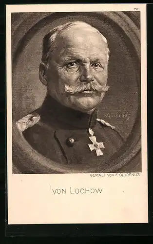 Künstler-AK General von Lochow