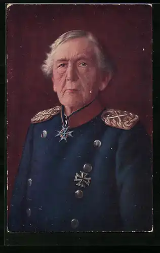 AK Generalfeldmarschall von Haeseler in Uniform