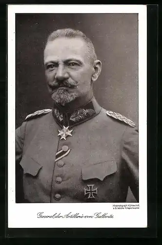 AK General der Artillerie von Gallwitz in Uniform