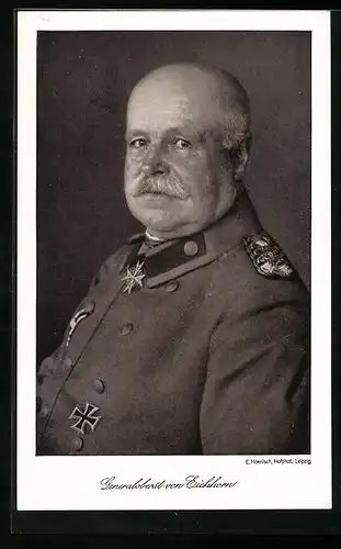 AK Generaloberst von Eichhorn in Uniform