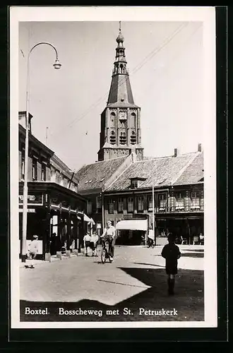 AK Boxtel, Bosscheweg met St. Petruskerk