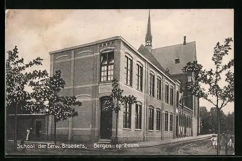 AK Bergen op Zoom, School der Eerw. Broeders