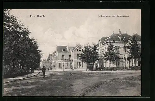 AK Den Bosch, Julianaplein met Koningsweg