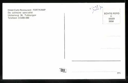 AK Tubbergen, Hotel Fortkamp