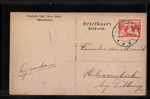 AK Hellendoorn, Pastorie Ned. Herv. Kerk