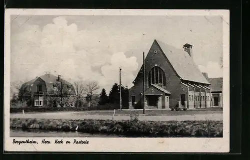 AK Bergentheim, Herv. Kerk en Pastorie