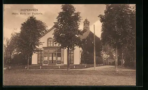 AK Diepenveen, Herv. Kerk en Pastorie