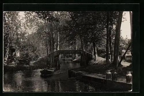 AK Giethoorn, Cafe `t Wapen van Giethoorn, Bootjes te huur