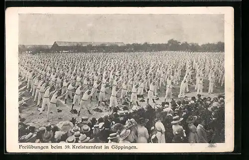 AK Göppingen, Freiübungen beim 39. Kreisturnfest