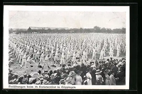 AK Göppingen, Freiübungen beim 39. Kreisturnfest