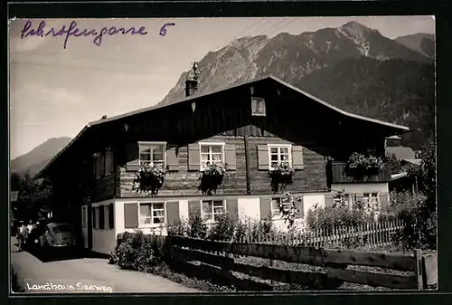 AK Oberstdorf, Hotel Landhaus Seeweg