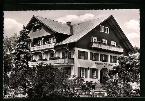 AK Mittelberg /Allg., Gasthof Pension Zur Krone