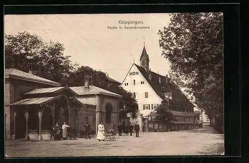 AK Göppingen, Partie b. Sauerbrunnen
