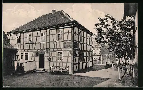 AK Knoden, Gasthaus zum Aussichtsturm auf der Knodener Höh`