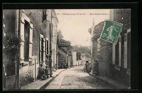 AK Champrosay, Rue Sainte-Anne